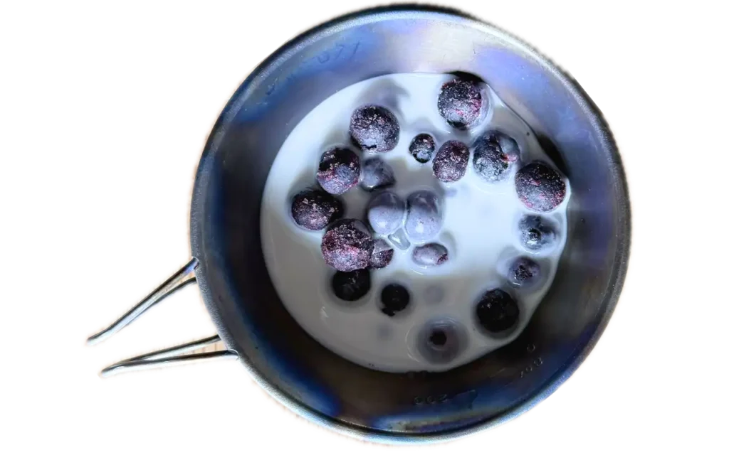 ブルーベリーミルク