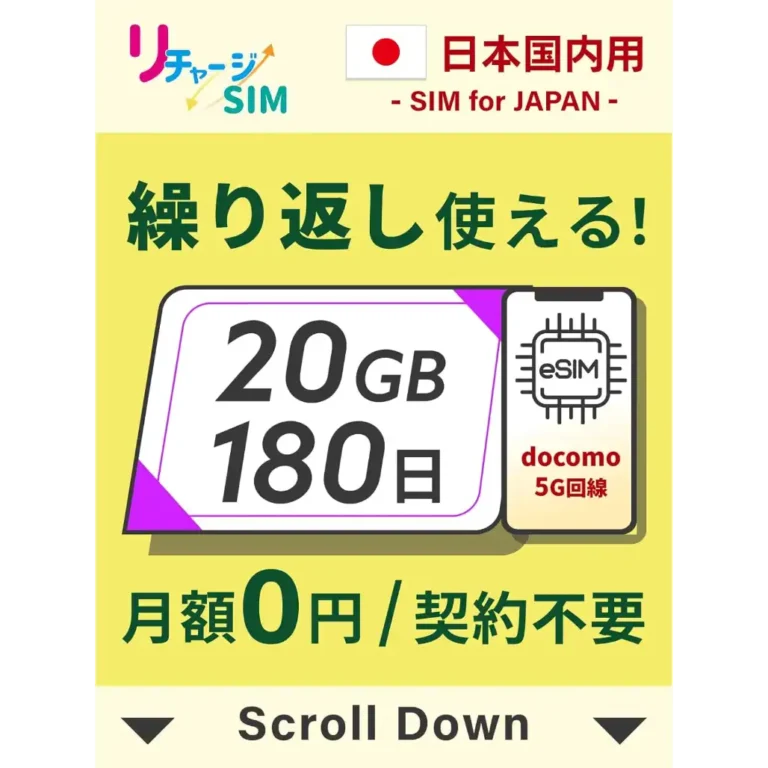 リチャージSIM